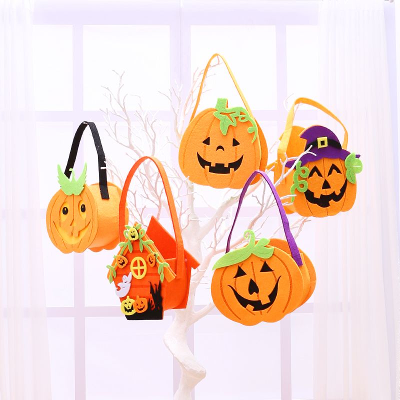 Tas Permen Labu Candy Bag Treat or Trick Pesta Halloween Cosplay Murah Dekorasi Halloween Termurah Hiasan Pesta Kostum Cosplay Jack O Lantern