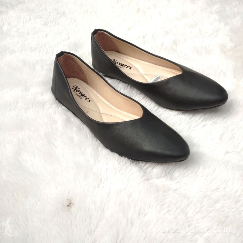 sepatu wanita flat terbaru flatshoes mules insol karet rn086