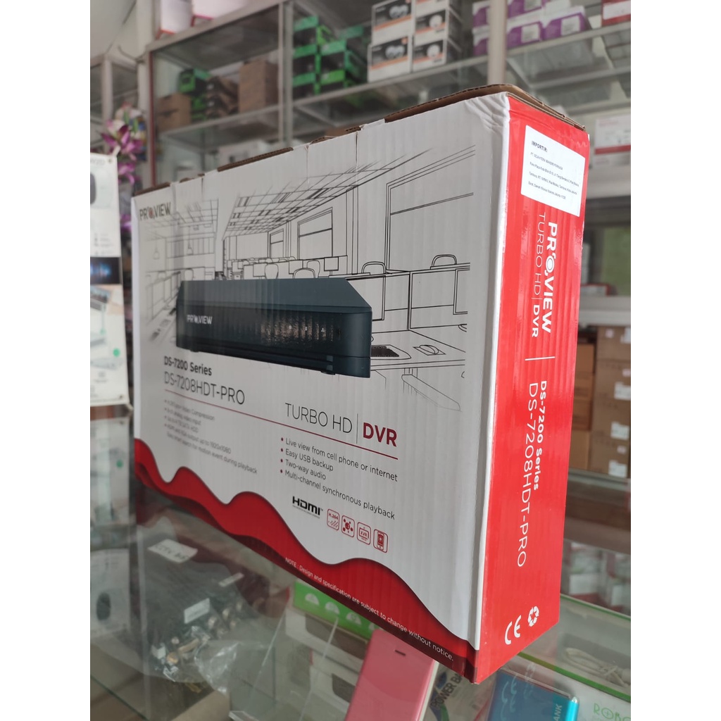 DVR PROVIEW DS-7208HDT-I BUKAN DVR HIKVISON DVR EKONOMIS/MURAH