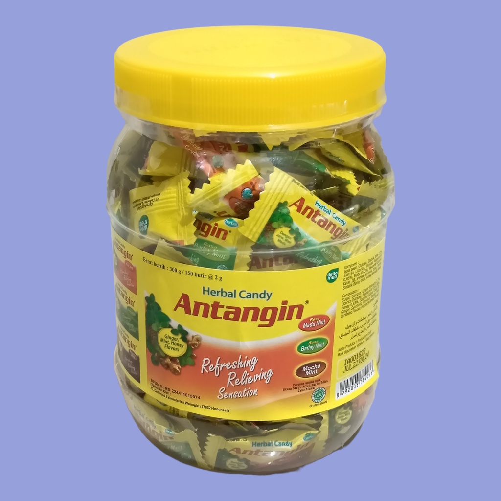 

Antangin Permen Herbal Masuk Angin 2gr [150 pcs/toples kecil]