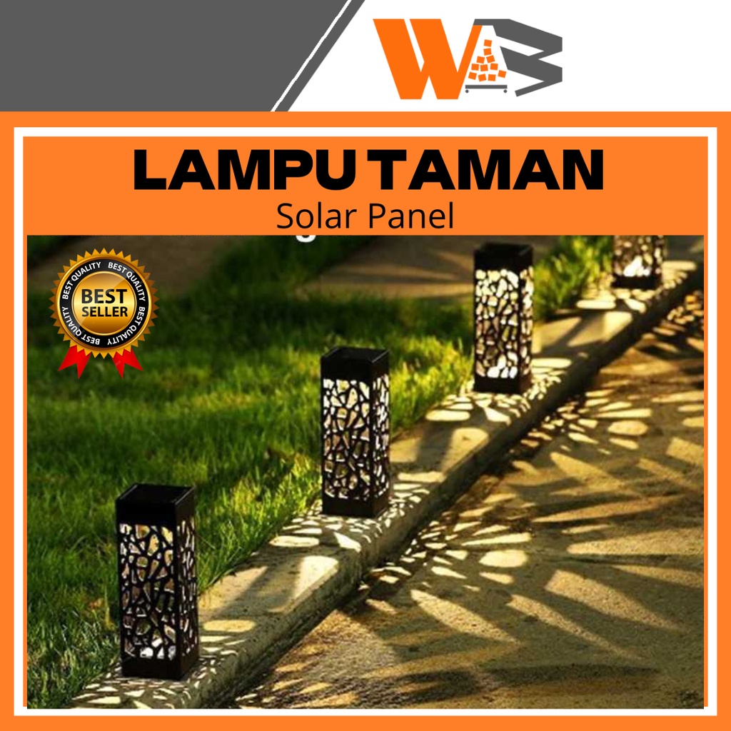 COD Lampu Taman Tenaga Surya Lampu Outdoor Solar Cell Tenaga Matahari Tancap Dekorasi Taman C90