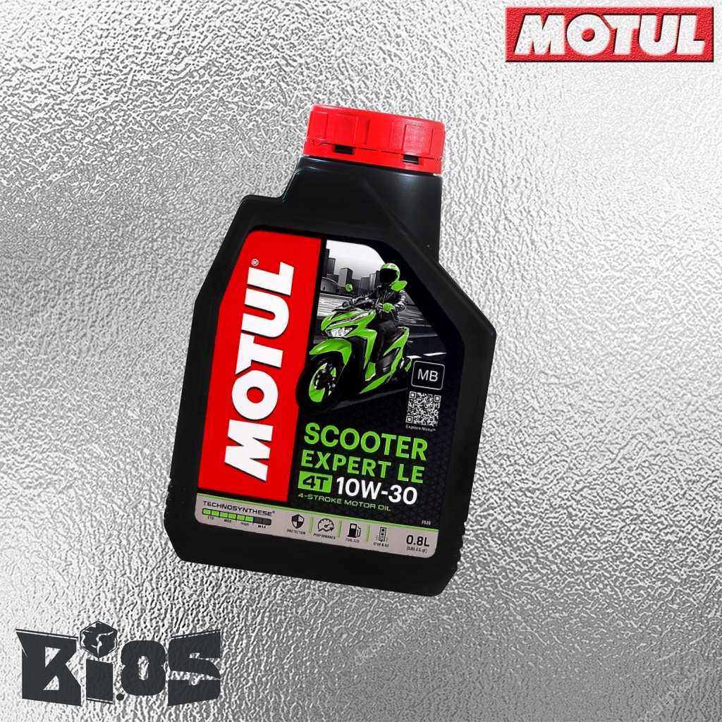 MOTUL SCOOTER EXPERT LE 10W30 / 10W40 TECHNOSYNTHESE 1L &amp; 800ML