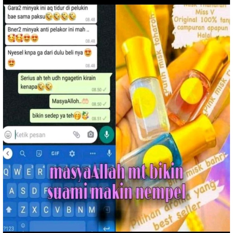 Misk Thaharah Original Parfum Miss V