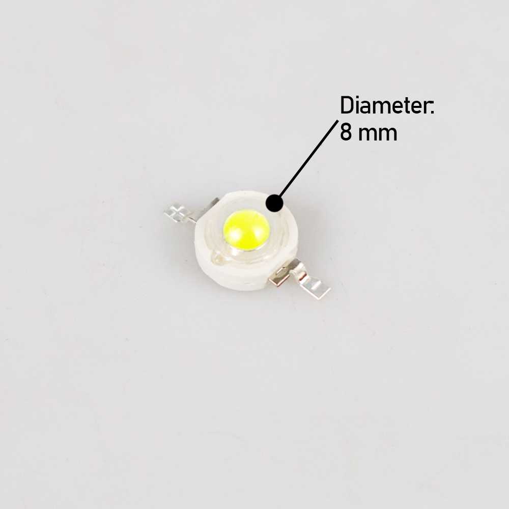 CHTPON Chip Lampu COB LED 1W Cool White 6000K 10PCS - A-23 ( Al-Yusi )