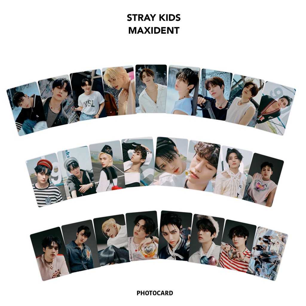 [SET] Photocard Stray Kids Maxident Isi 25