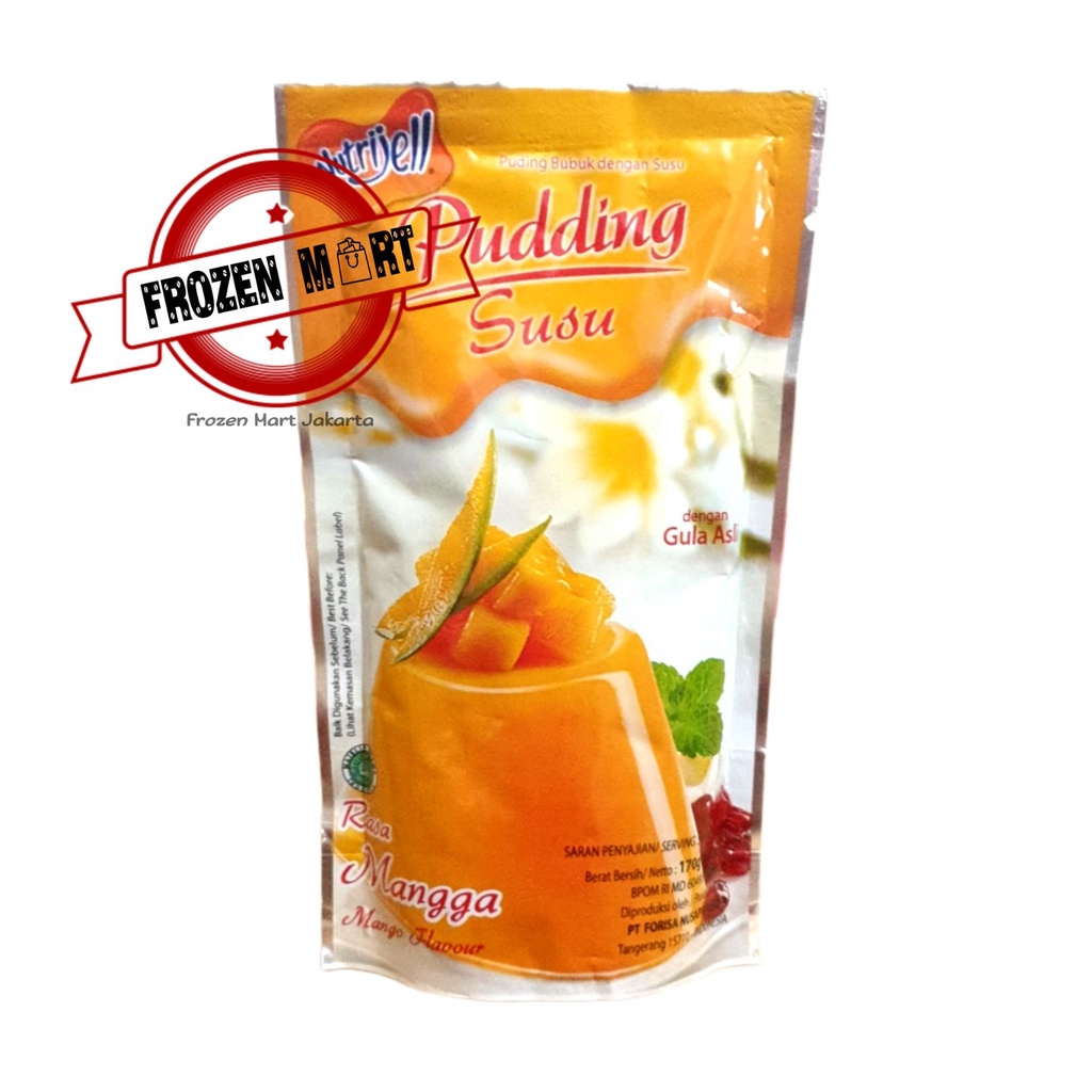 NUTRIJELL Pudding Susu Rasa Mangga / Puding Mangga 130 Gr