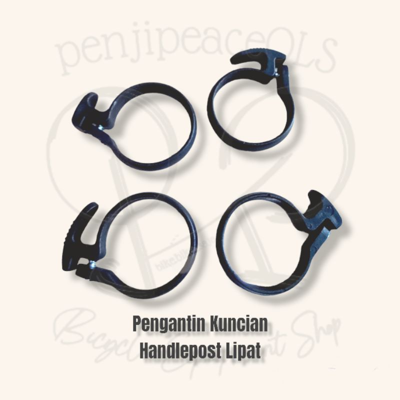 pengunci handlepost sepeda lipat penahan kuncian backel handlepost pengunci handle post