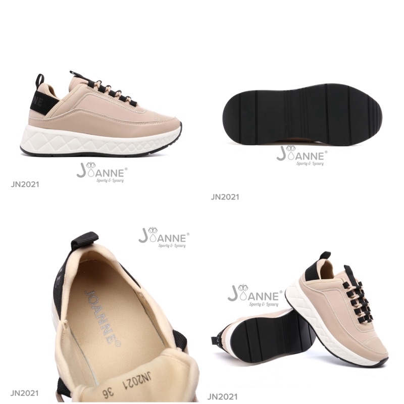 RESTOCK! [ORIGINAL] JOANNE Premium Higshole Sneakers Shoes Sepatu Wanita #JN2021