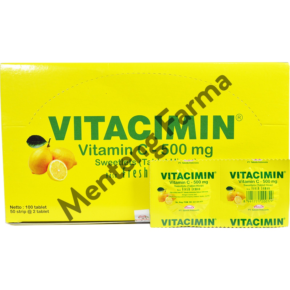 Tablet Hisap VITACIMIN Box Isi 50 Strip