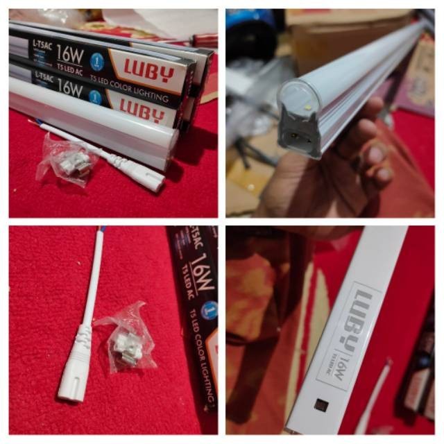 Luby Tl T5 Led Tube Lampu Etalase 16 Watt Neon