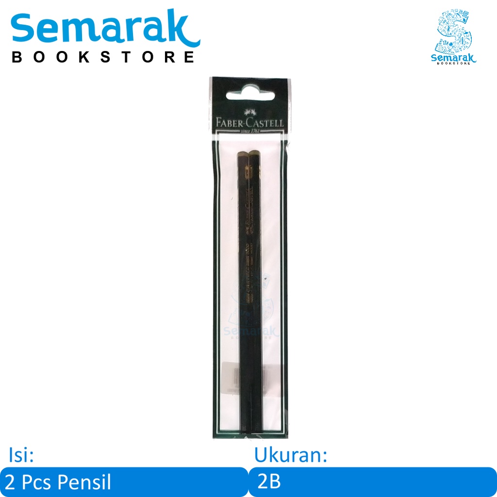 

Faber Castell 9000 Pensil 2B [Set 2 Pcs]