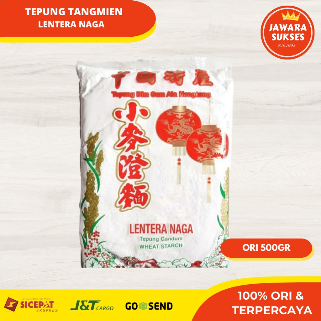 

Tepung Tangmien 454gr | Tepung dimsum cap Lentera Naga | Tengmien White Starch