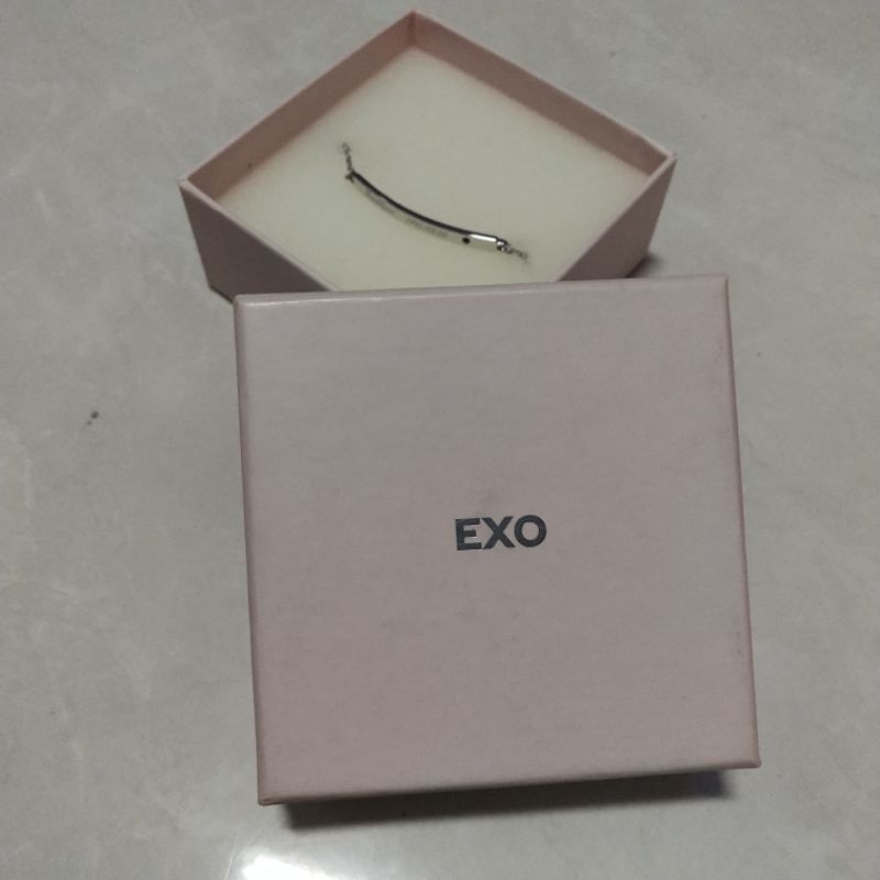 BAEKHYUN EXO ARTIS BIRTHDAY BRACELET SILVER