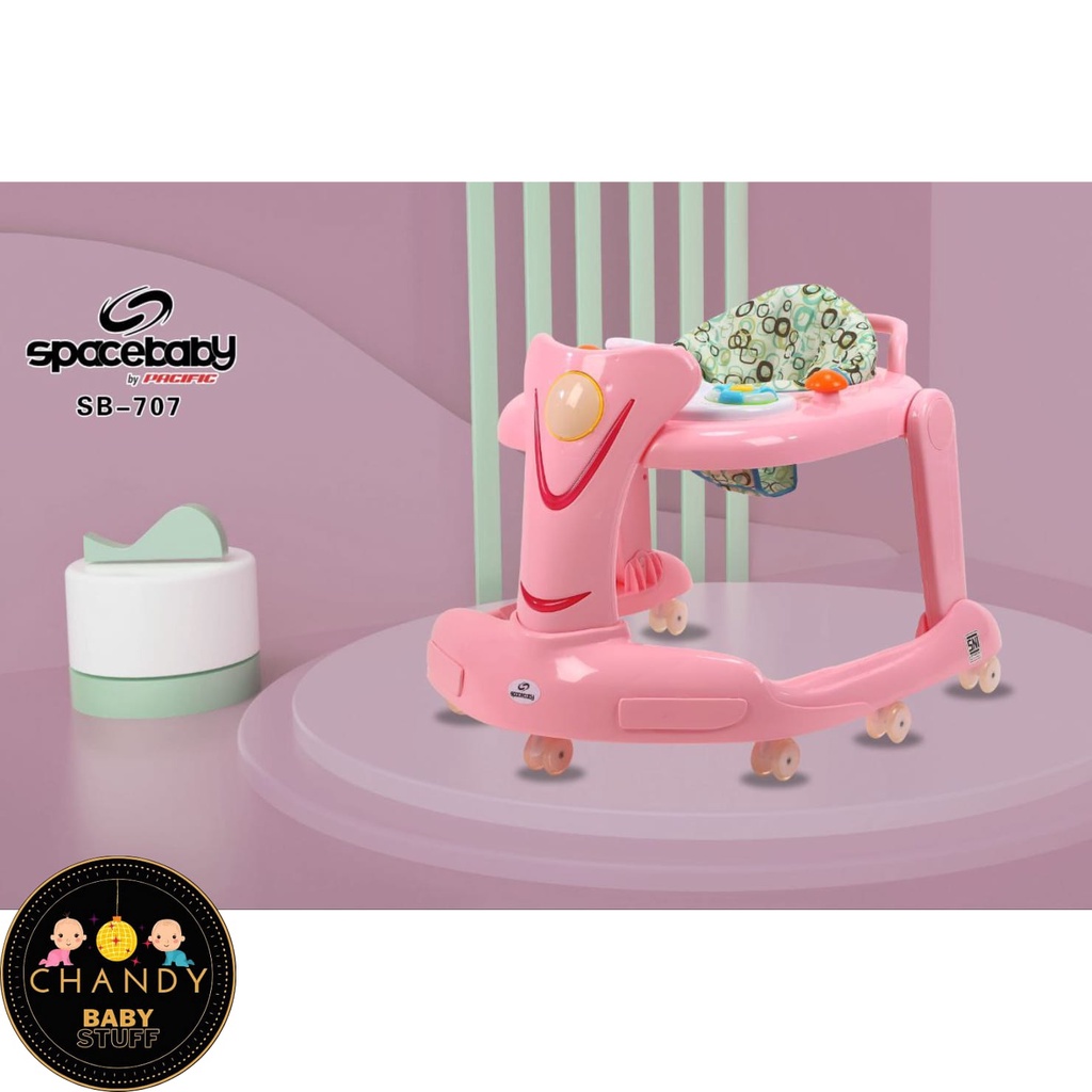 BABY WALKER  SPACE BABY 2IN1 SB 707 ADA REAM DAN MUSIK