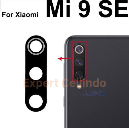 KACA KAMERA  LENSA KAMERA BELAKANG XIAOMI MI9 SE - MI 9 SE