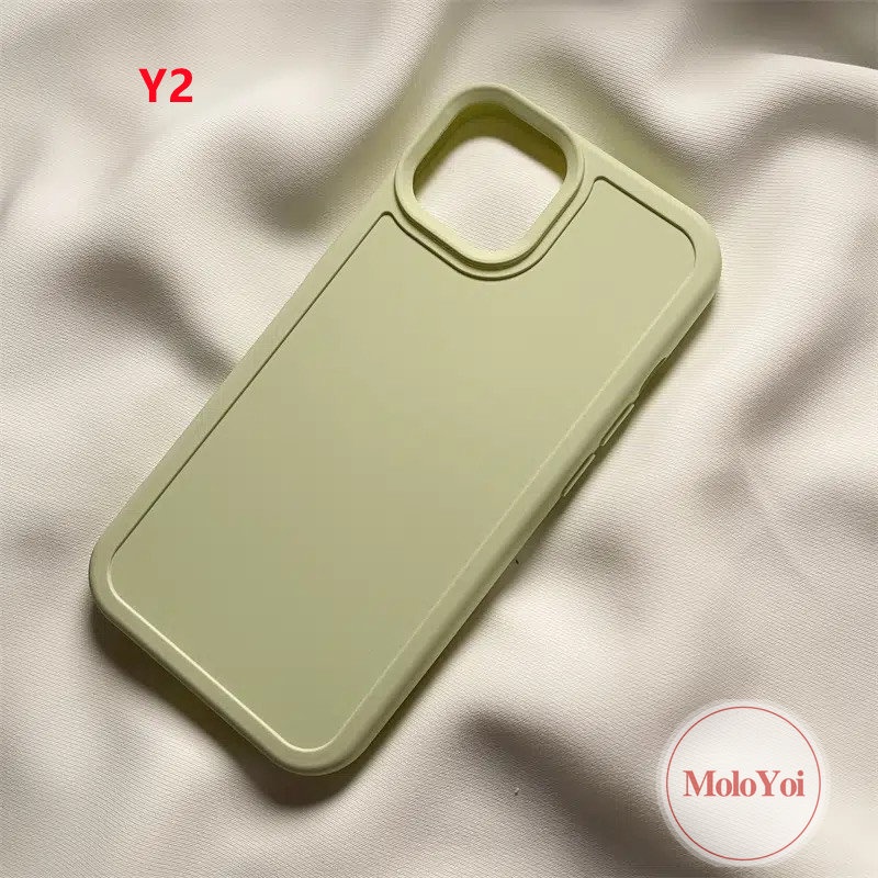 Soft Case Pelindung Penuh Warna Macaron Matte Polos Untuk iPhone 7 8 Plus 14 13 11 12 Pro MAX 11 7plus XR 8plus X XS MAX