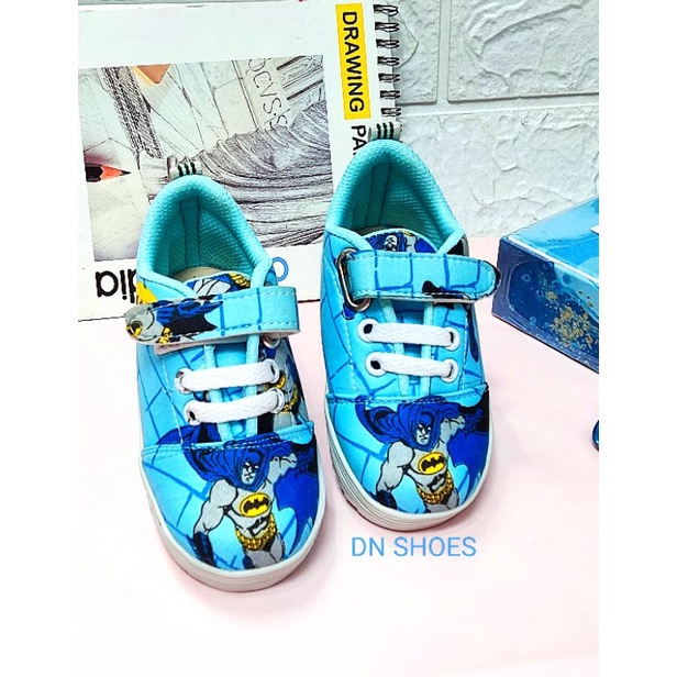 Sneakers Anak Sepatu Anak laki laki Karakter Batman Biru