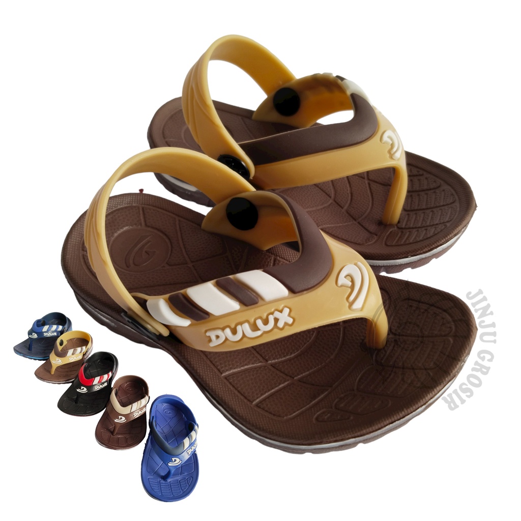 Sandal Sendal Jepit Japit Anak Laki Laki Perempuan Cowok Cewek Balita Tali Belakang Slip On Karet Um