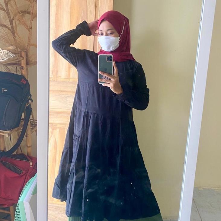 Paling Dicari Atasan tunik Cempaka Full Ruffle