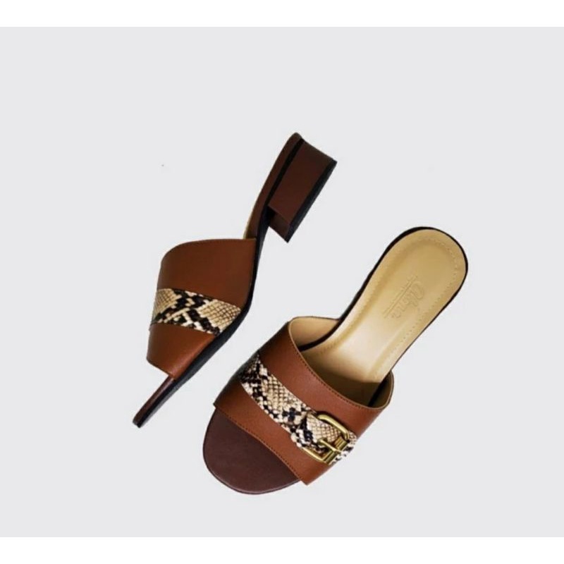 Sandal COBRA Wanita MK-133 Ukuran Besar 41.42.43.44.45 Sendal Mules Wanita IBU2 JUMBO Ngaji Pesta Tane, 44