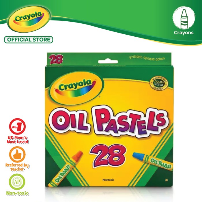 

Pastel Crayola Oil Pastel - 28 Color