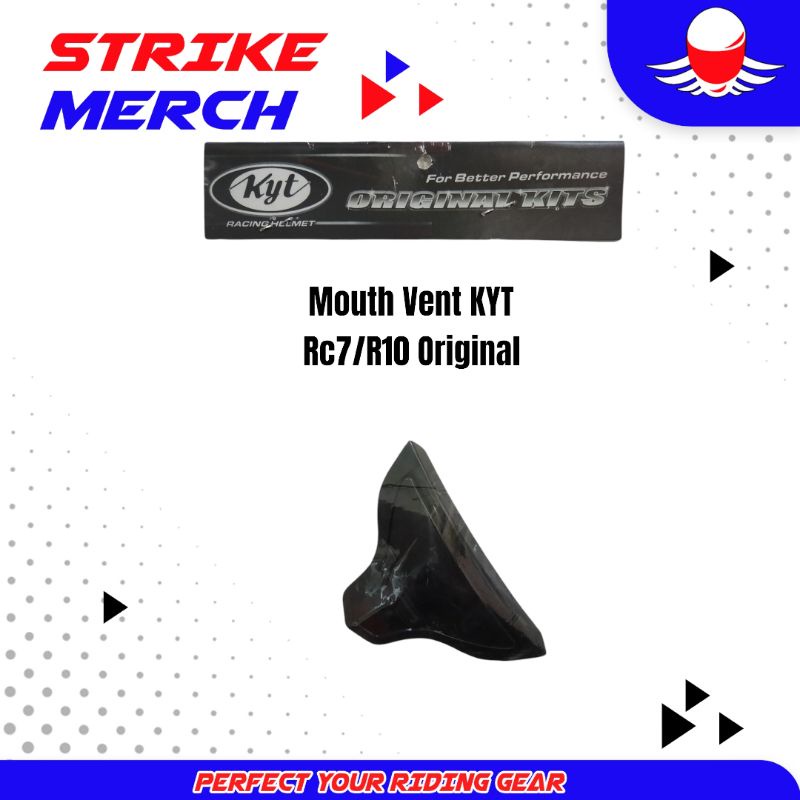 Mouth Vent KYT R10 / KYT RC7 Ventilasi Depan Helm Kyt R10 original