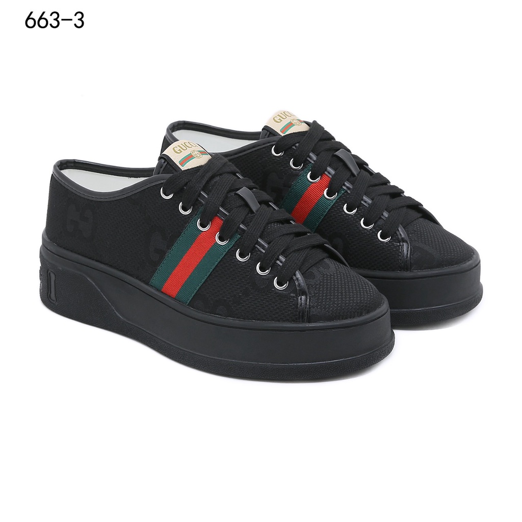 GC  GG Jumbo Canvas Sneakers 663-3