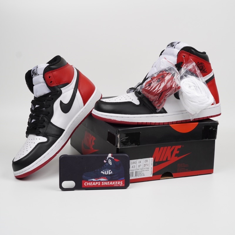 NIKE AIR JORDAN 1 HIGH OG RETRO BLACK TOE