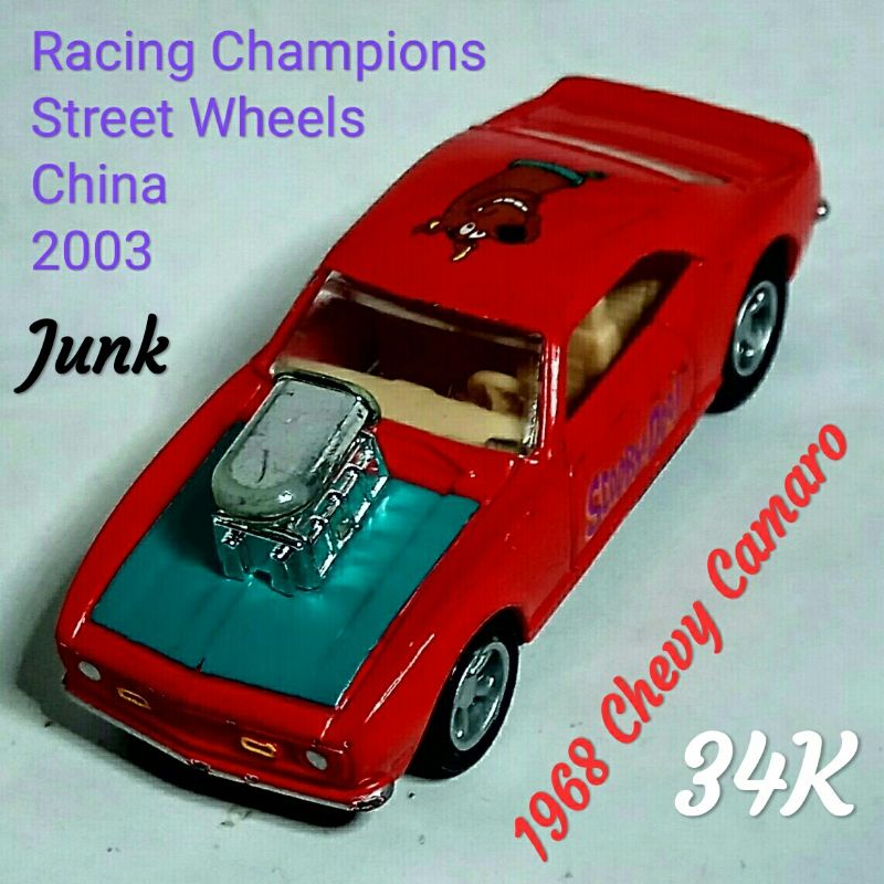 Racing Champions 1968 Chevy Camaro Scooby Doo