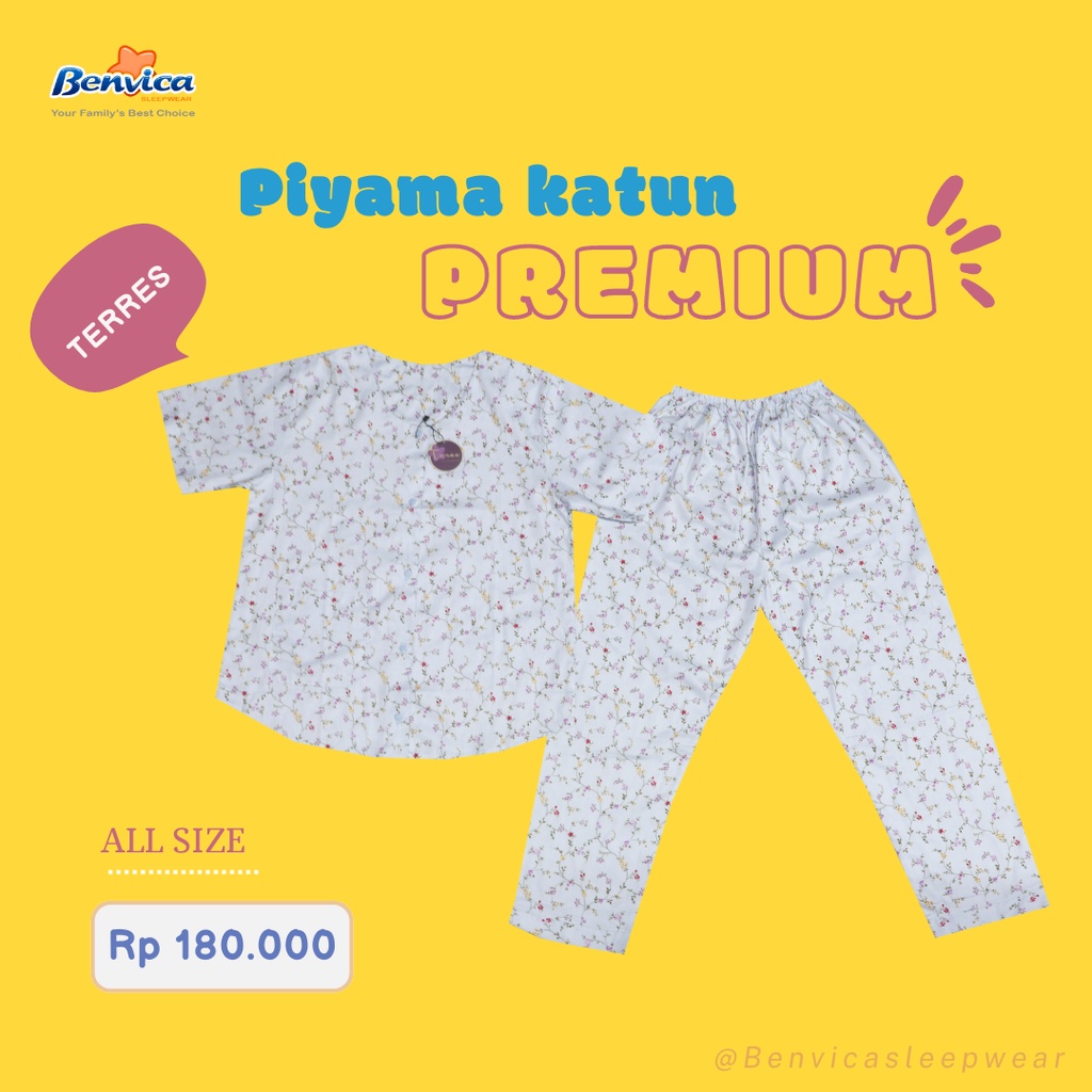 BAJU TIDUR DEWASA CELANA PANJANG KATUN JEPANG TERES ALL SIZE ADEM BANYAK MOTIF - C