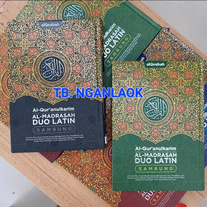 ALQUR'AN DUO LATIN SAMBUNG AL QOSBAH A4