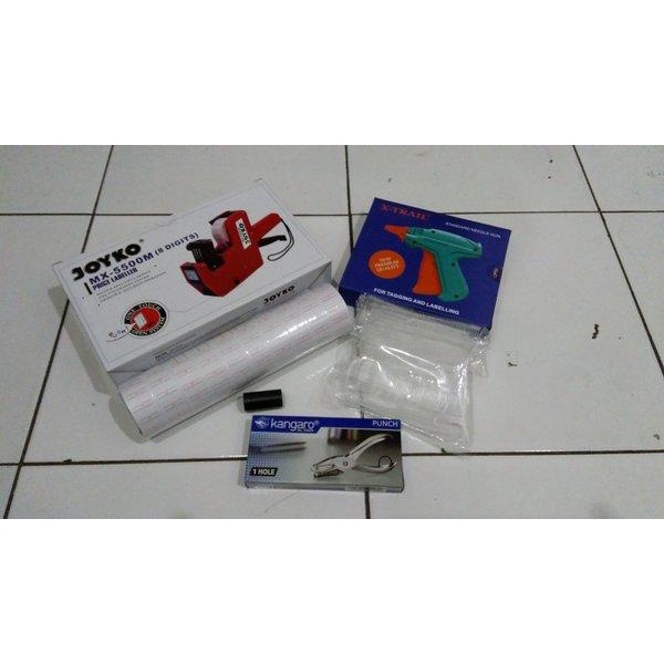 

Paket Komplit Bundling Alat Cetak Label Harga Price Labeller Kertas+Tinta Isi+Tag Gun Alat Tembak Bandrol+Tag Pin+Isinya+Pembolong Kertas 1 Lubang Untuk Hang Tag Cocok Untuk Usaha Bisnis Pakaian Fashion Distro Praktis Lengkap