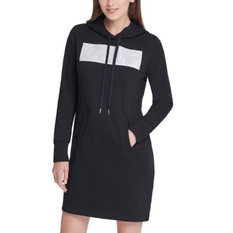 Dress Wanita  CK Hoodie Sweat Shirt// Longslevee  Original Branded