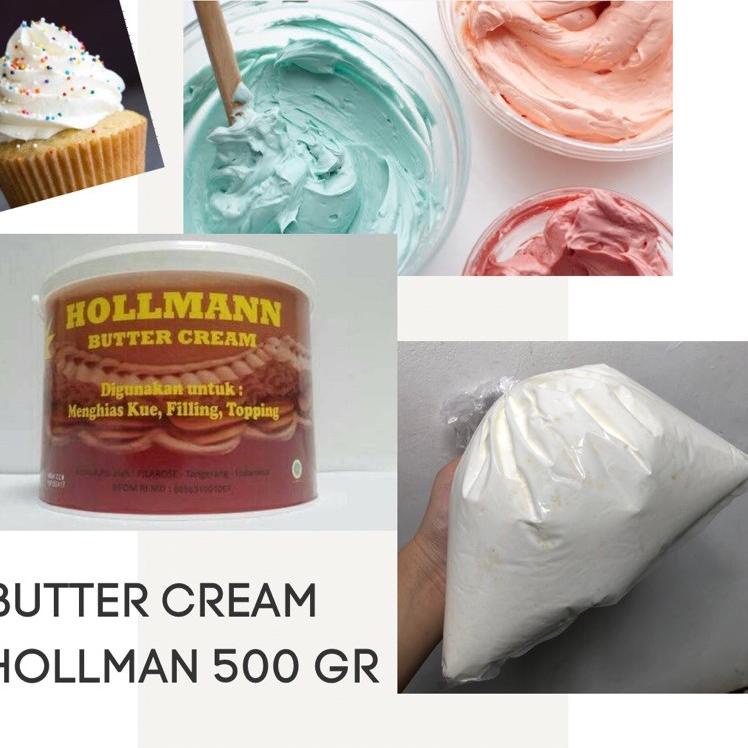 

Terkini 500 GR Butter Cream Hollman PUTIH / ButterCream Premium / Butter Cream KRB