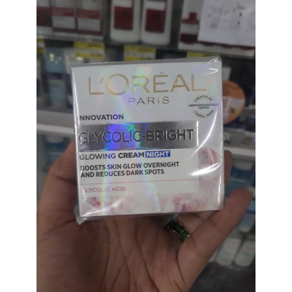 loreal glycolic-bright night cream 50ml