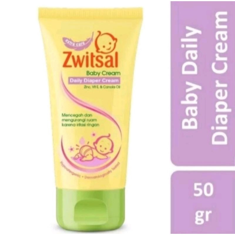 ZWITSAL BABY CREAM 50gr/ Zwitsal baby cream Ekstra care Zinc 50ml