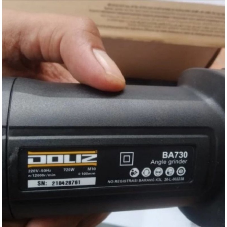 Gerinda Tangan DOLIZ BA730 Mesin Gerinda Tangan Doliz