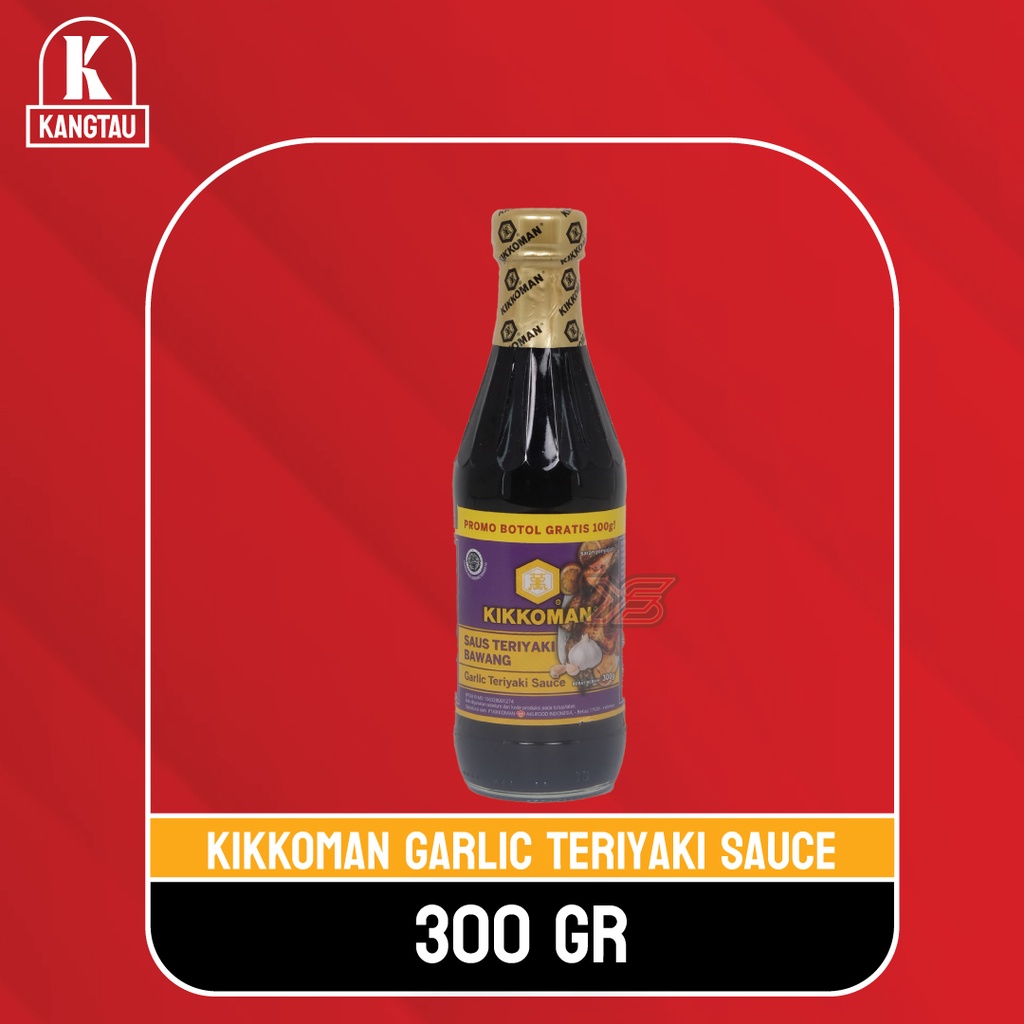 

Kikkoman Garlic Teriyaki Sauce 300GR