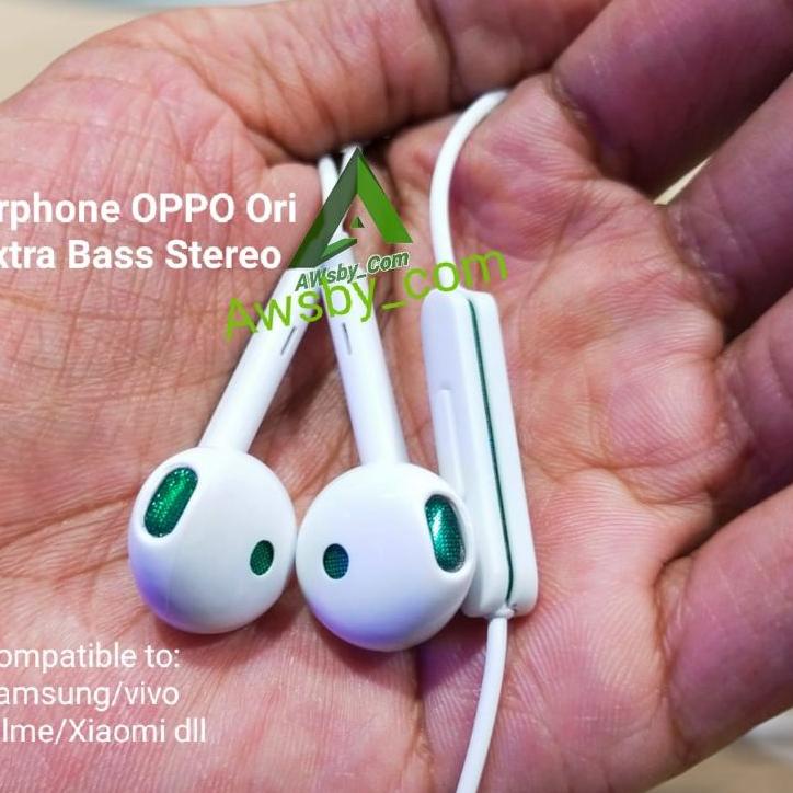 10.10 FLASH SALE 100% ORI HEADSET OPPO ORIGINAL EARPHONE OPPO PREMIUM QUALITY RENO 4 RENO 5 A33 A53 