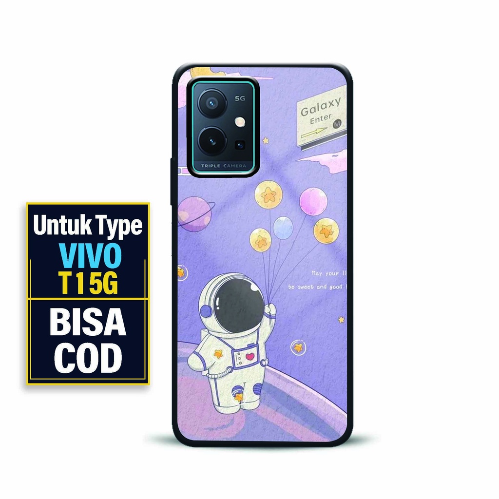 Hardcase 2D Glossy Vivo T1 5G - Case Fashion Vivo T1 5G [ Astrobocil 2 ] - Softcase Kaca Vivo T1 5G 