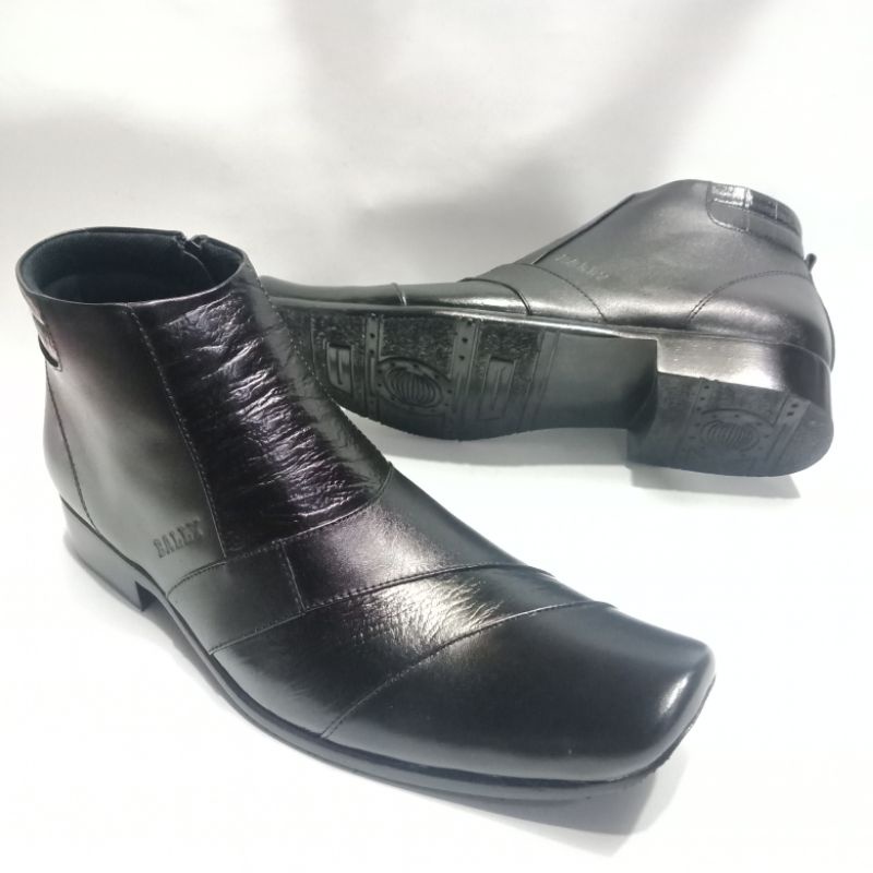 Sepatu Boot Pria/Kulit Asli/Merek Bally/Pantofel Premium/Pantofel Formal