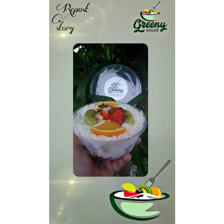 

Greeny Salad: Salad Buah 400ml