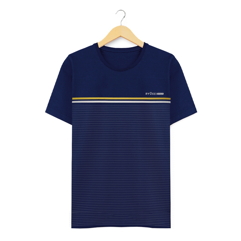 Ryusei Kaos Pria Kinkakuji Navy