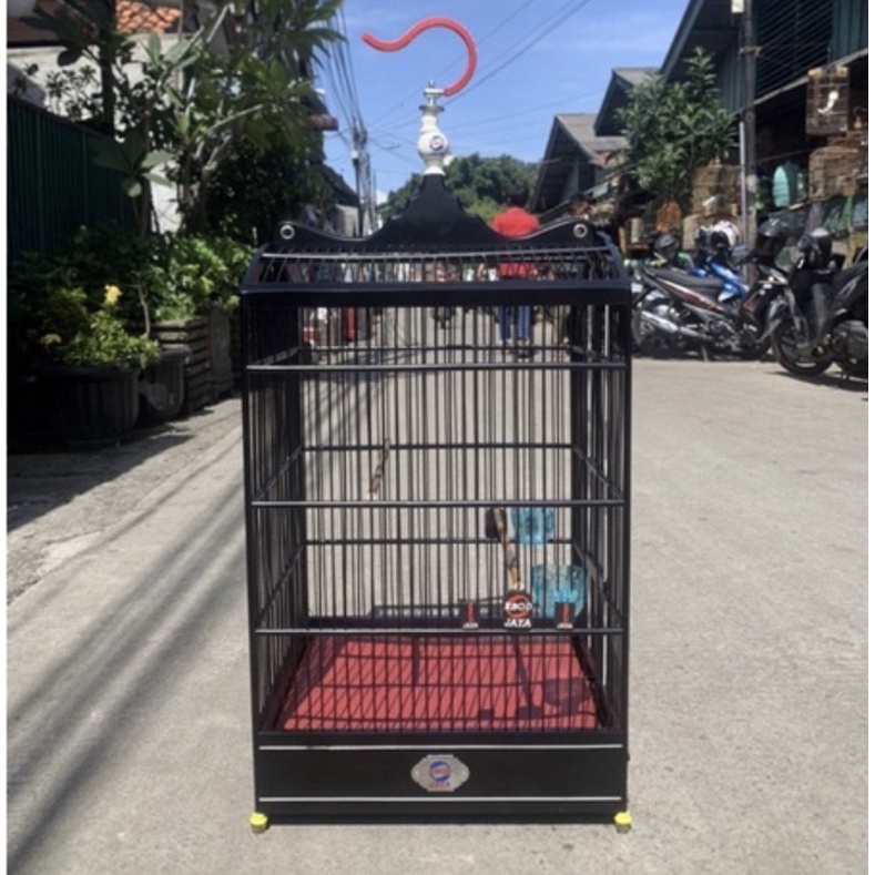 SANGKAR KANDANG KOTAK EBOD LIS HITAM