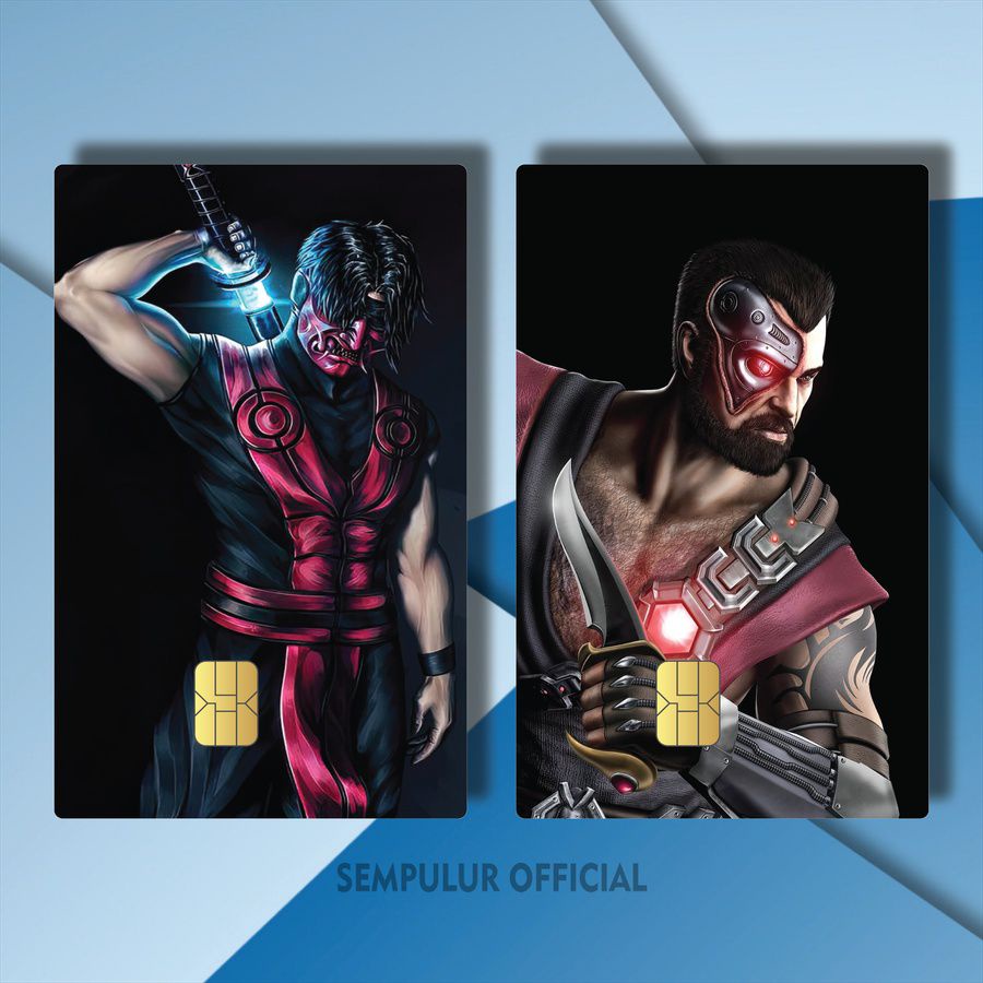 21-32 STIKER CARD ATM GAME MORTAL COMBAT GCFH6/9BC2K/ STIKER KARTU AESTHETIC GAME WALPAPER MORTAL CO