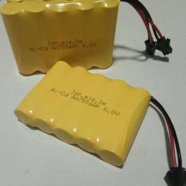BATERAI MOBIL REMOT /RC CAR 6V 700MAH {BNR.18Oc22ᴮ}