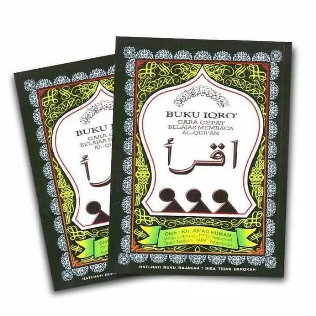 U0164 Buku Iqra / Iqro Besar 15x 20,5 cm 6 Jilid