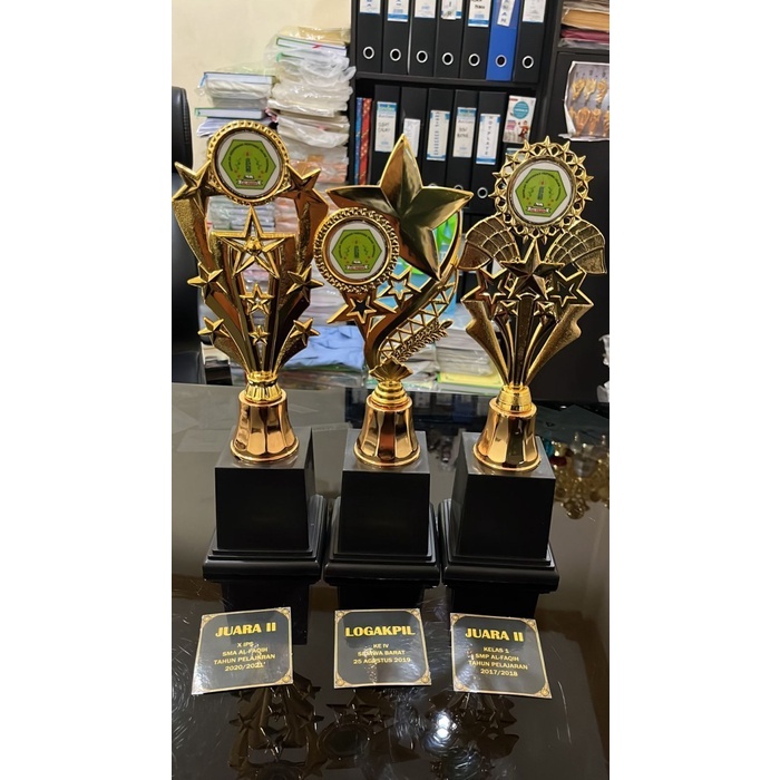 GROSIR PIALA TROPHY FREE TULISAN & LOGO