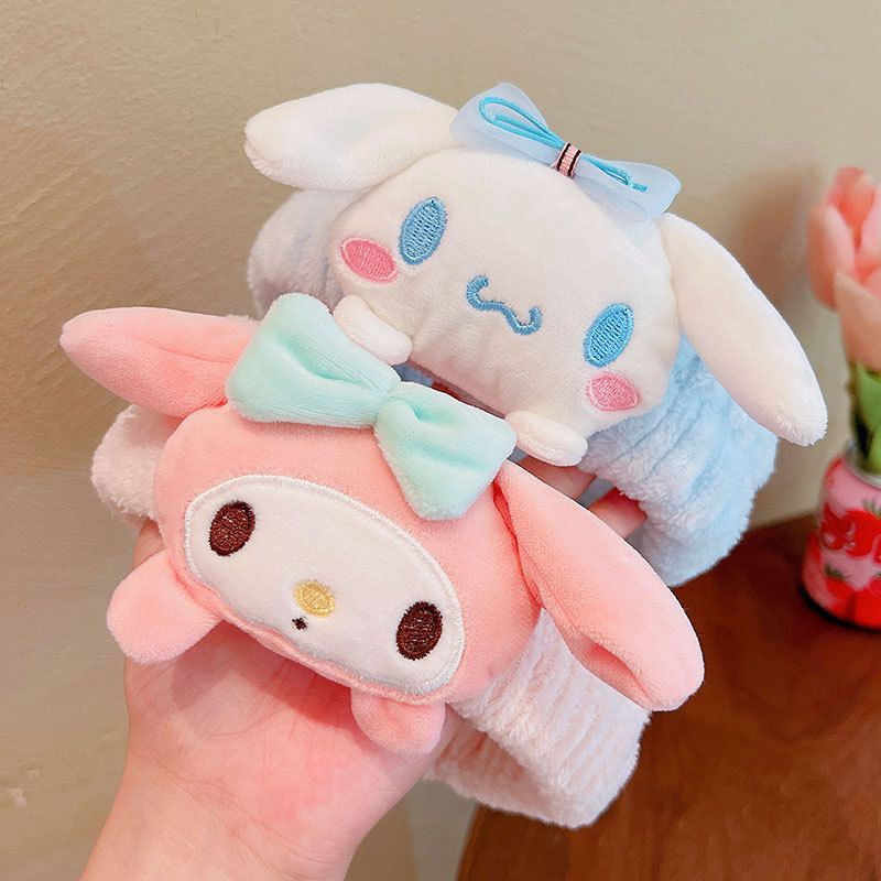 BANDANA CINNAMOROLL MELODY KUROMI POMPOMPURIN BANDO HEADBAND IMPOR LUCU