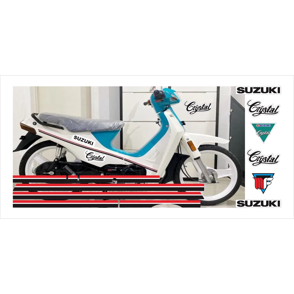 LIS STRIPING VARIASI SUZUKI CRYSTAL 90